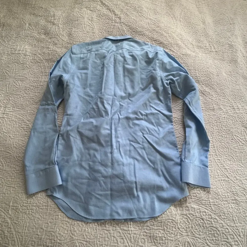 Banana Republic Grant Slim Fit Blue Button up Shirt Men's Small NWOT